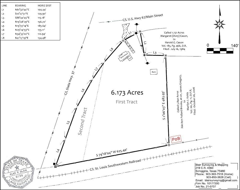 6.17 acres in Franklin (TX) County