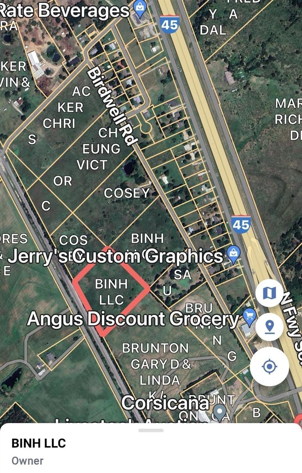6.05 acres in Navarro County