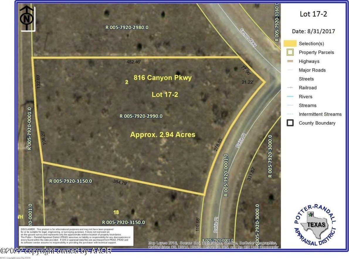 2.94 acres in Randall County