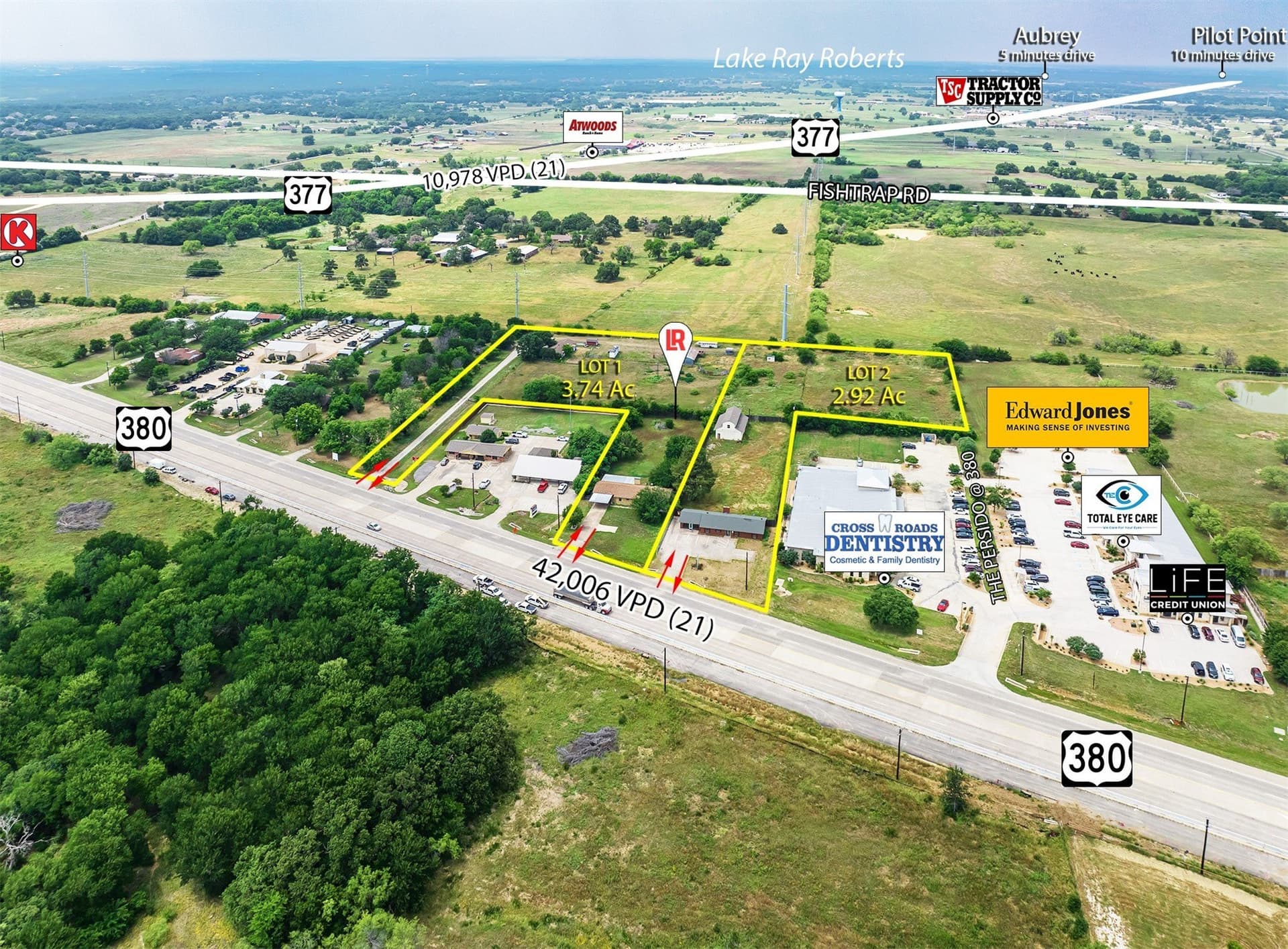3.74 acres in Denton County