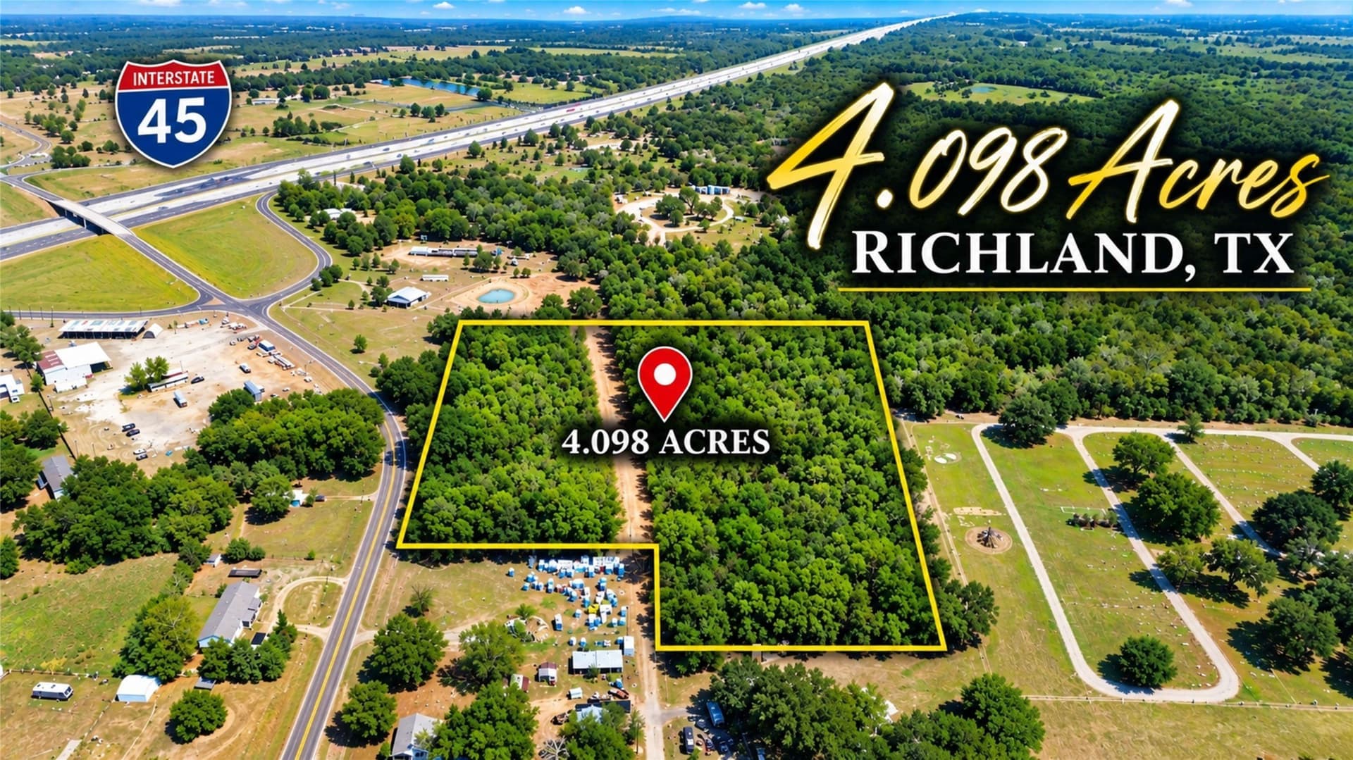 4.1 acres in Navarro County