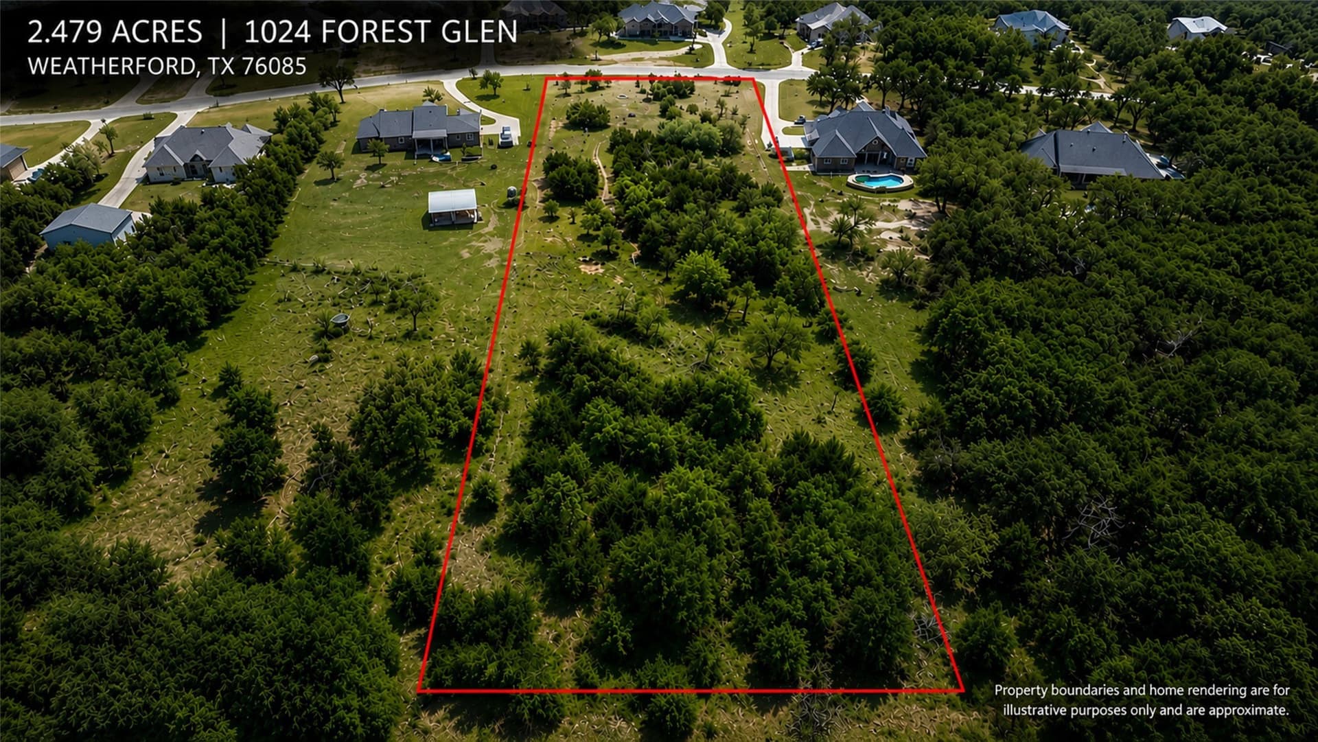 2.48 acres in Parker County