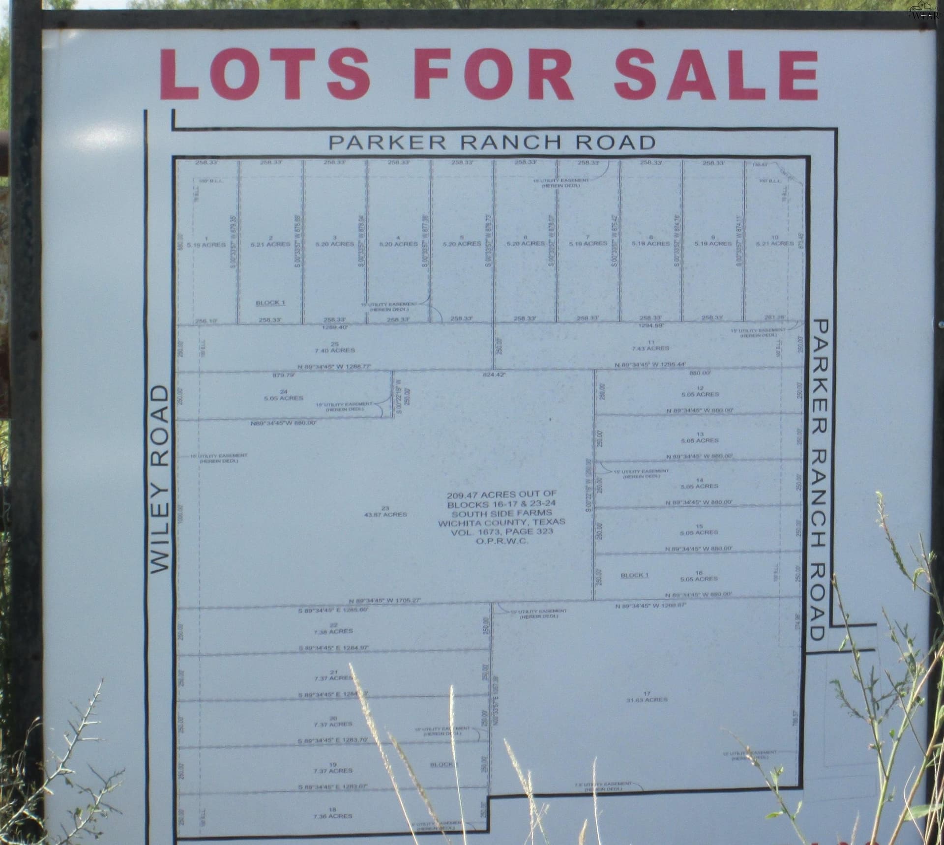 5.05 acres in Wichita County
