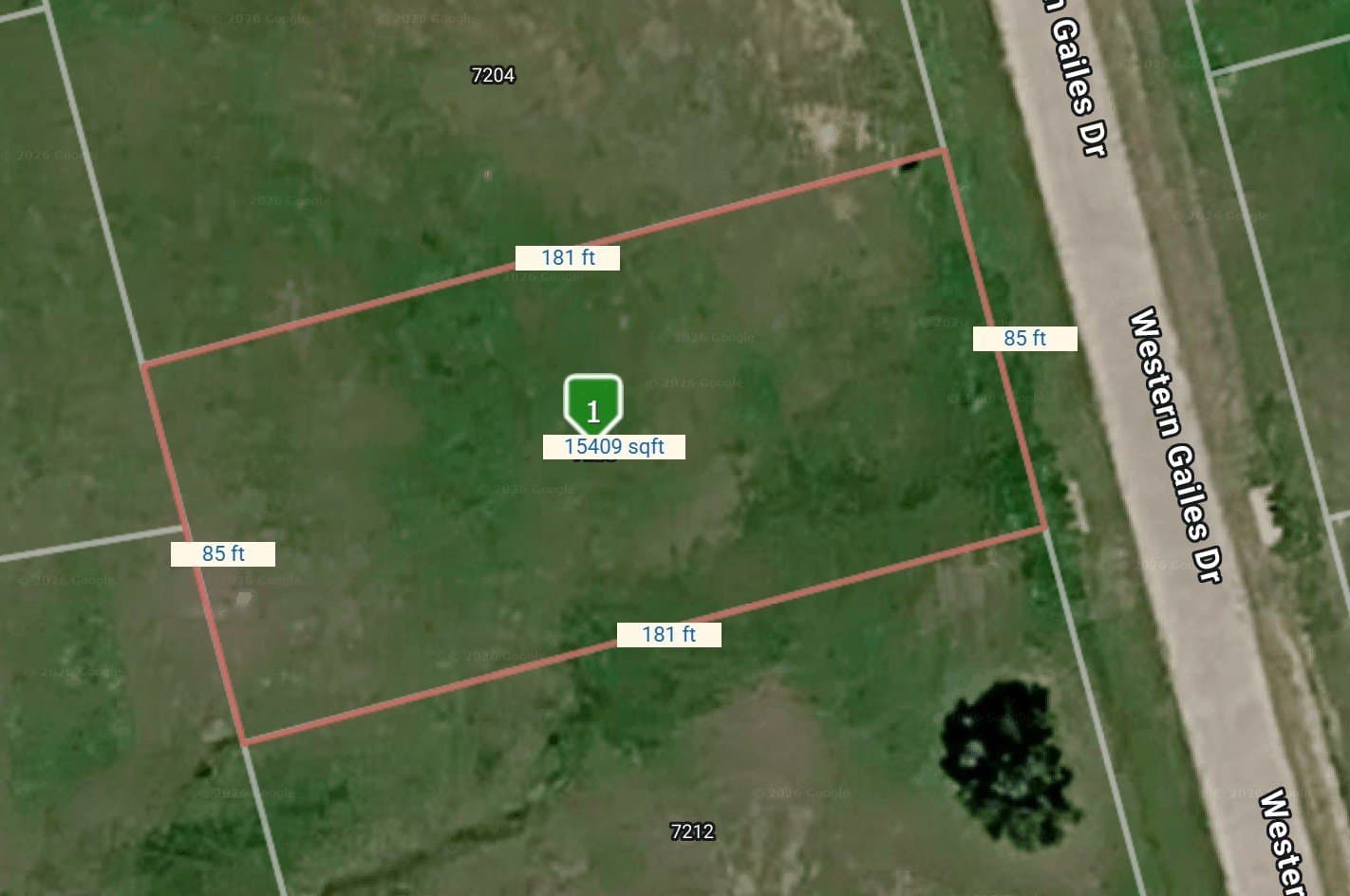 0.35 acres in Johnson County