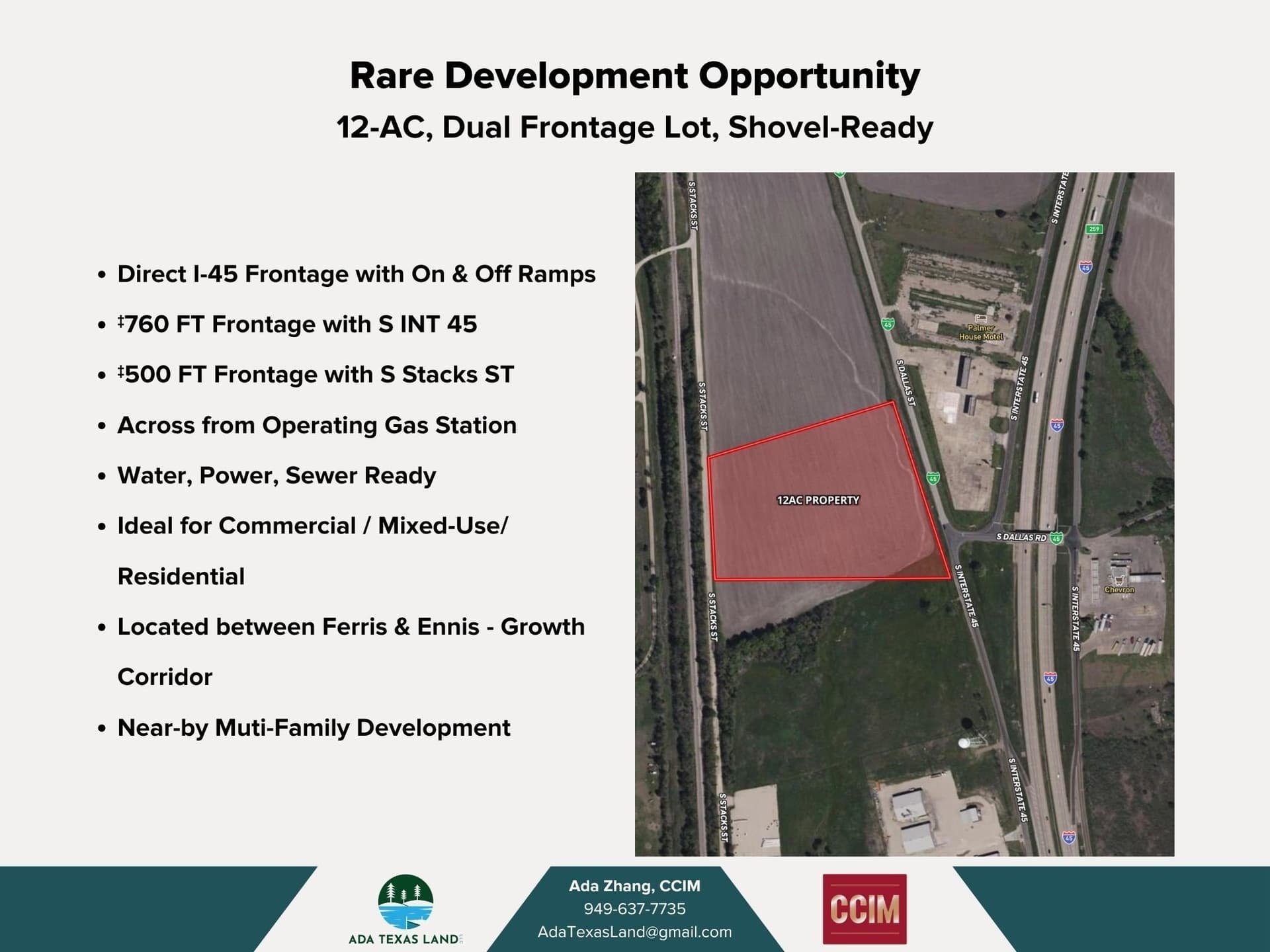 12 acres in Ellis County