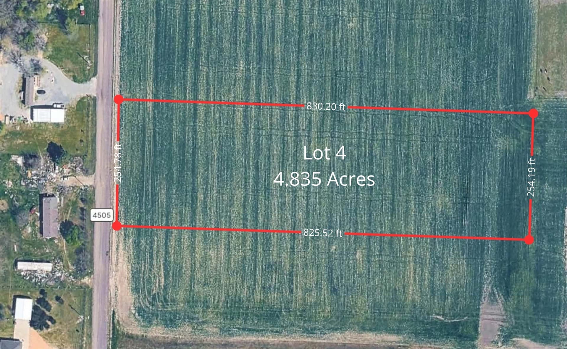 4.84 acres in Hunt County