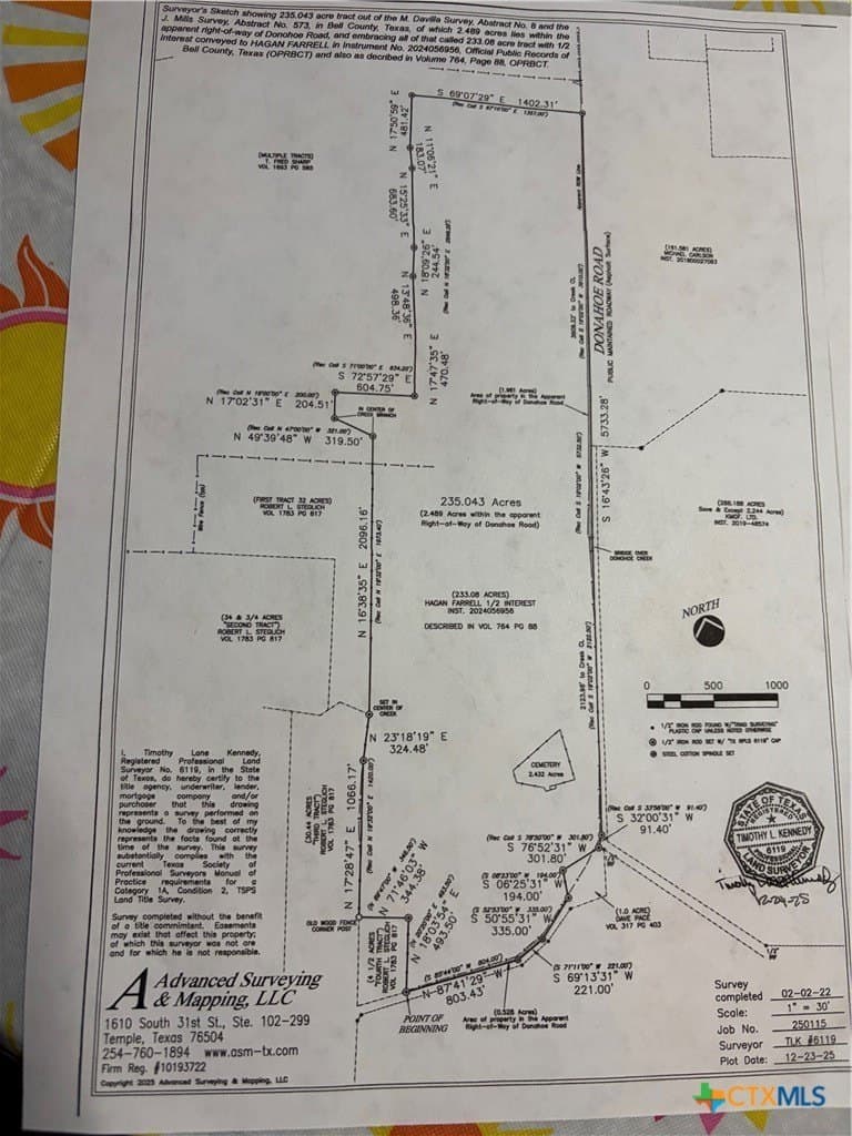 233.08 acres in Bell County