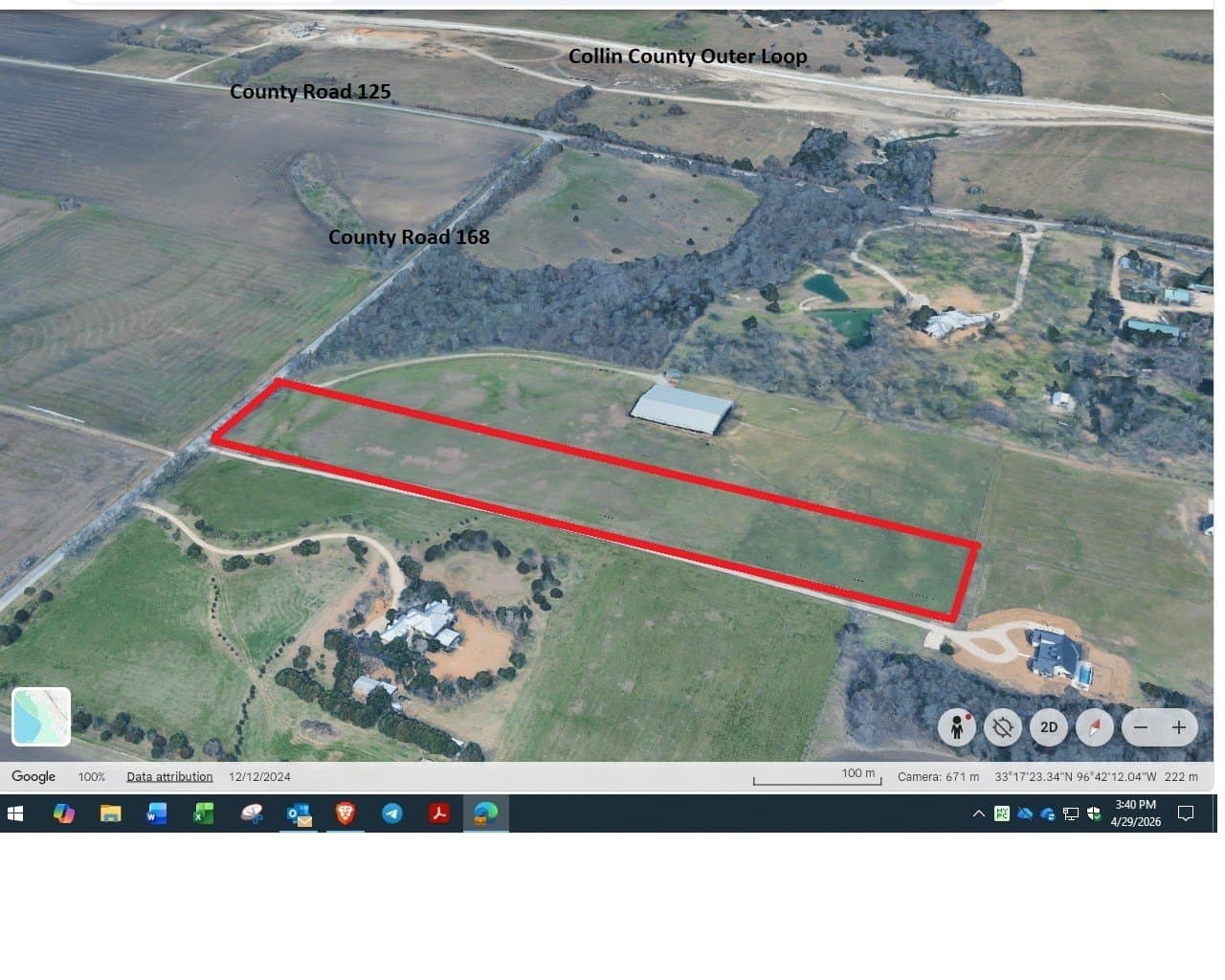 7 acres in Collin County