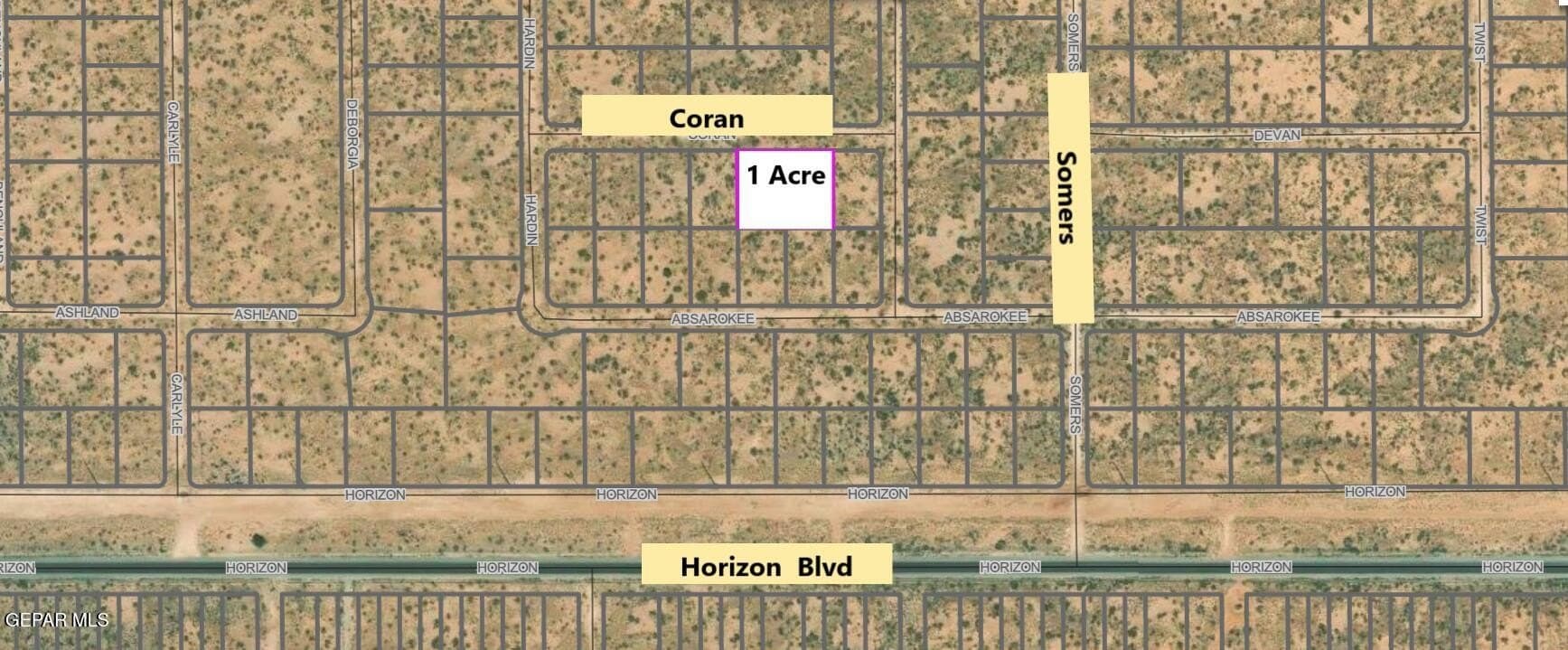 1 acres in El Paso County