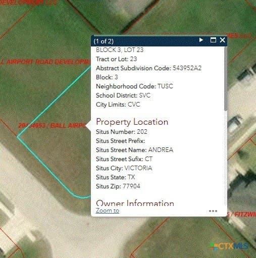 0.18 acres in Victoria County