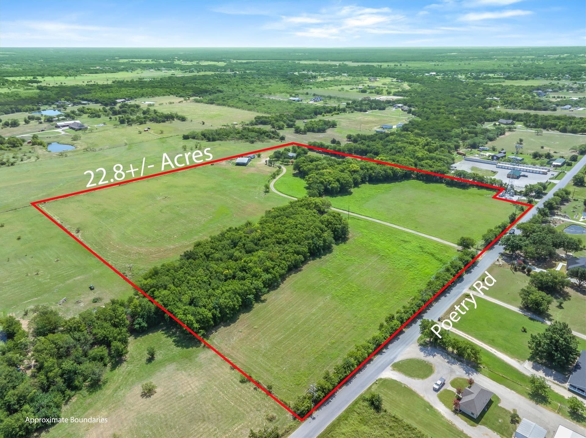 22.85 acres in Rockwall County