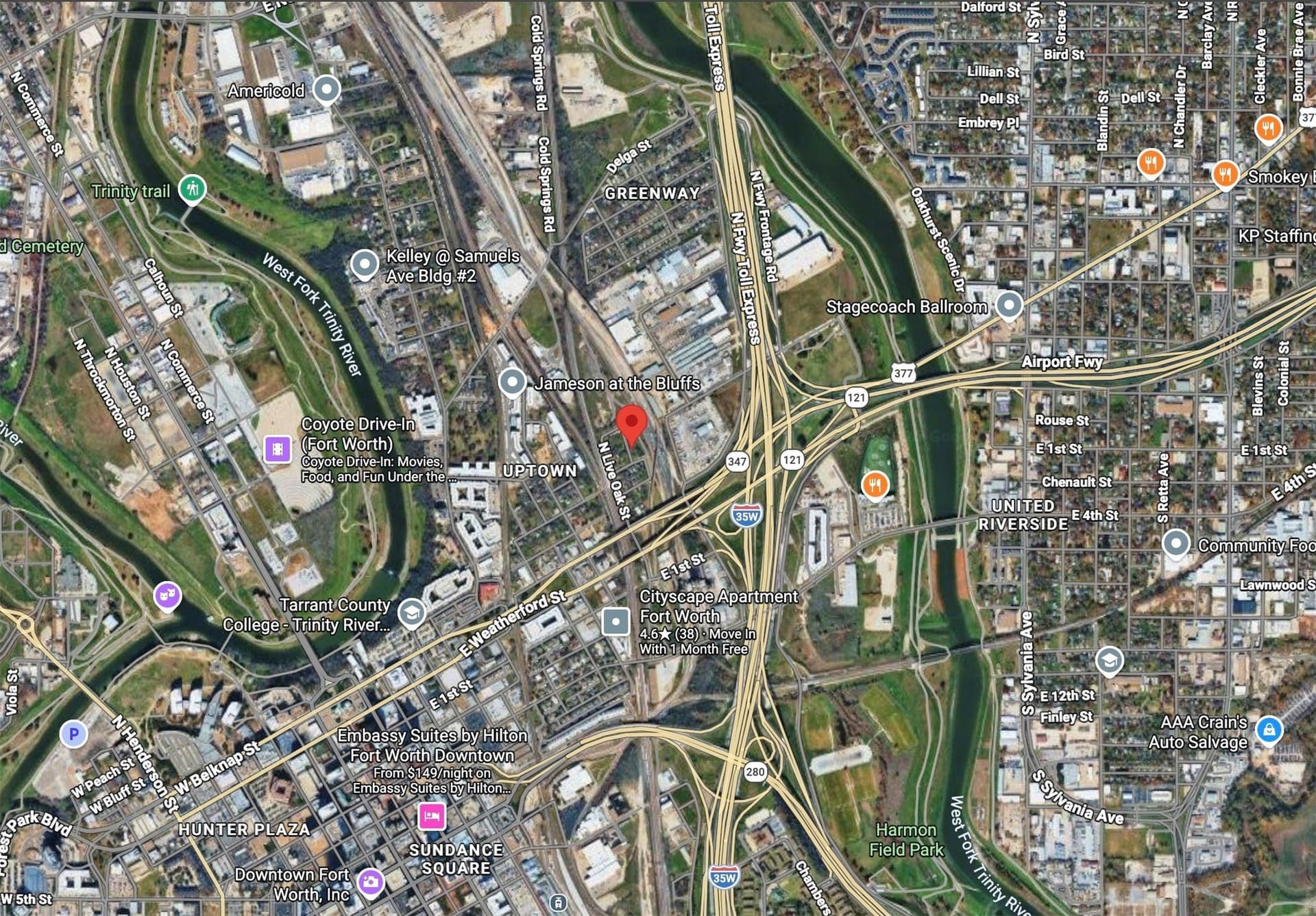 0.08 acres in Tarrant County