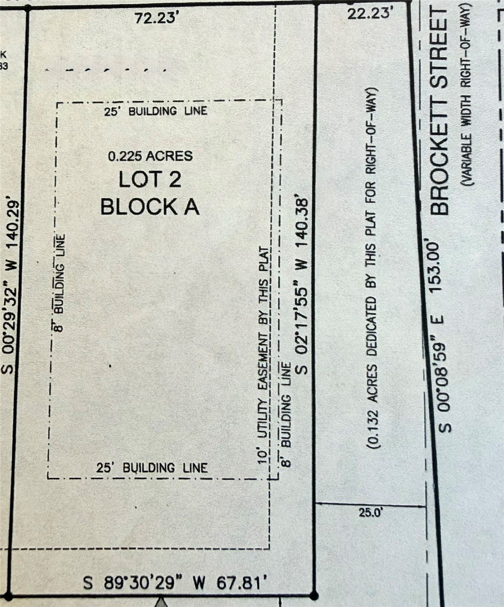 0.23 acres in Denton County