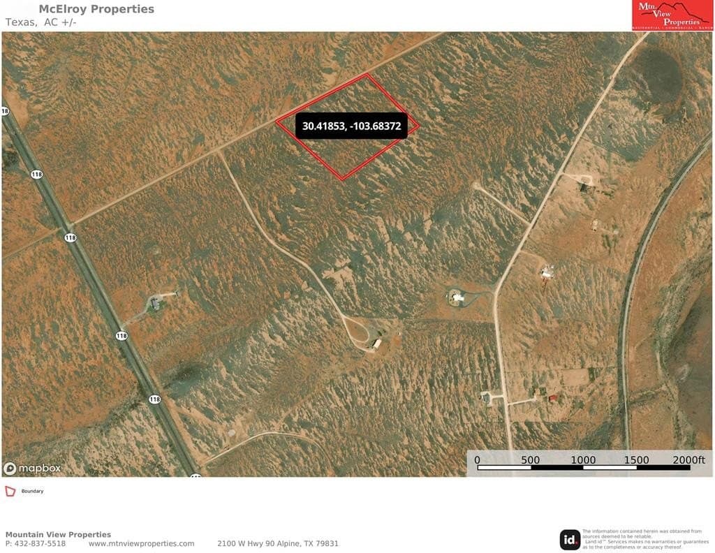 15.83 acres in Brewster County