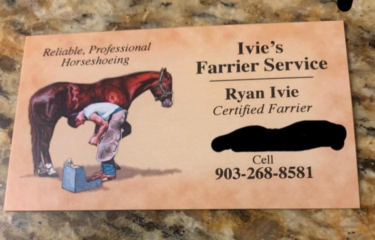 Ivie's Farrier Service