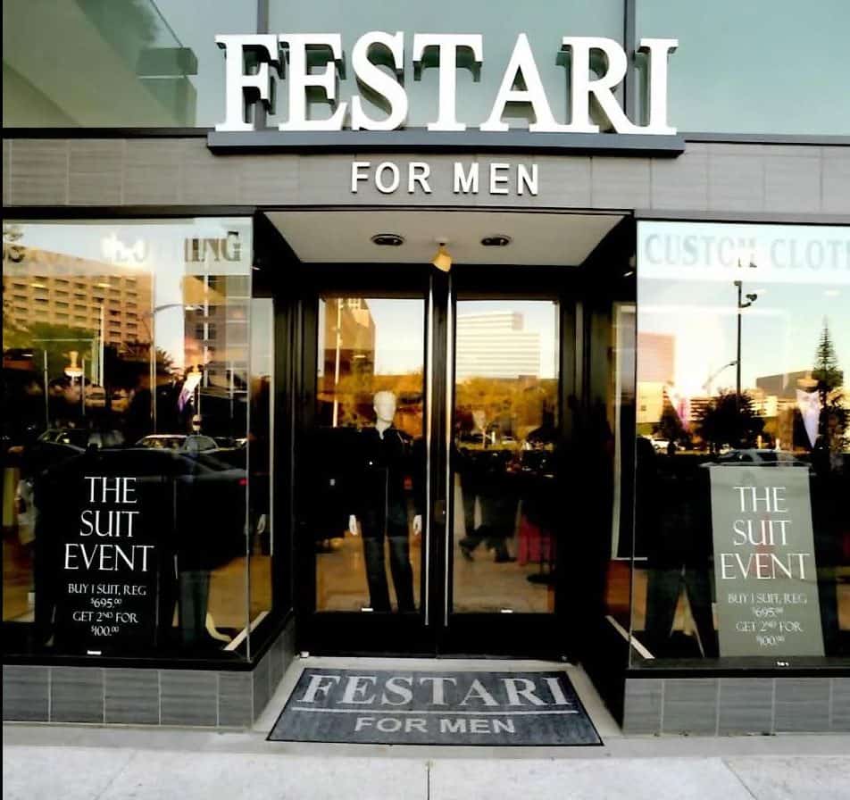 Festari For Men suits Houston