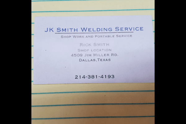 JK SMITH WELDING