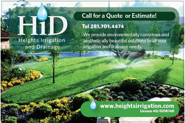 Houston Heights Irrigation and Drainage LLC