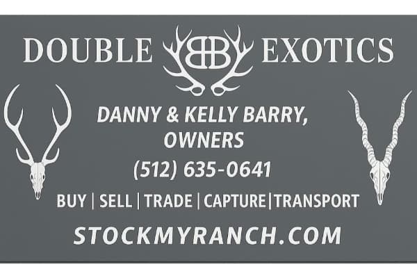 Double B Exotics Live Hoofstock Sales